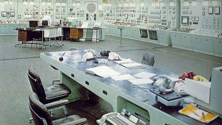 sala controllo centrale di Caorso